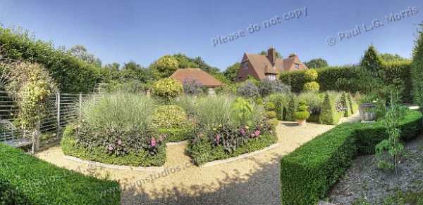 dutch garden panorama