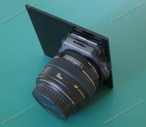 Filter attached to lens
