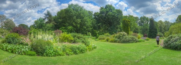 beth chatto garden pano