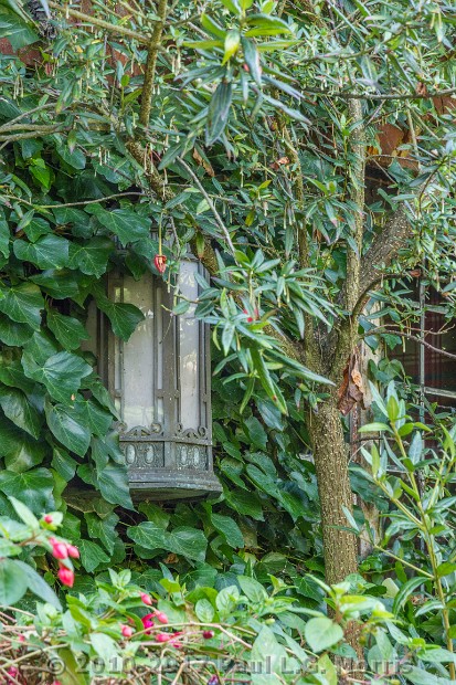 lamp by the front door