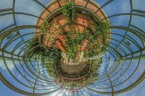 MIS_20170930_142507_1436196125_lpssj1w 30th September 2017 at East Ruston Old Vicarage: Inside the glasshouse in the Walled Garden - Little Planet